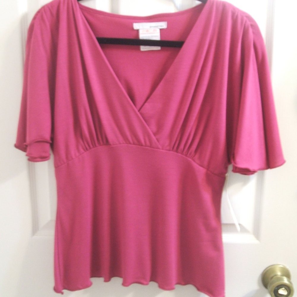SYMMETRY FLUTTER TOP  SZ S/P
